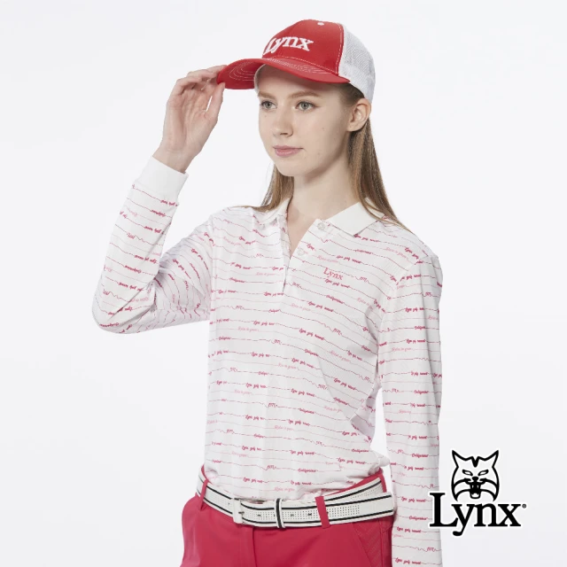 Lynx Golf 男款合身版吸溼排汗機能透氣舒適異材質剪裁