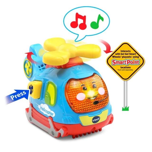 【Vtech】嘟嘟聲光互動車(任選3入組)