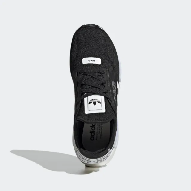 【adidas 愛迪達】NMD_R1.V2 男女 休閒鞋 經典 運動 潮流 Boost 避震 彈力 穿搭 黑 白(GX6367)