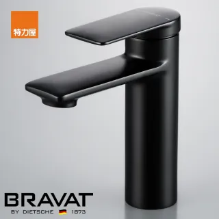 【BRAVAT】Eddie 單孔面盆龍頭 黑色