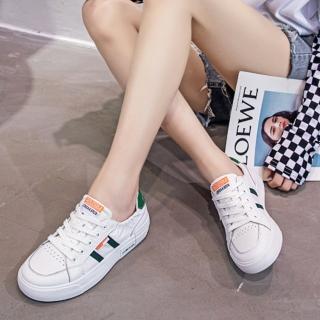 【LN】現貨 韓版真皮軟底撞色小白鞋※(厚底/休閒/時尚/長腿/小白鞋/售完不補)