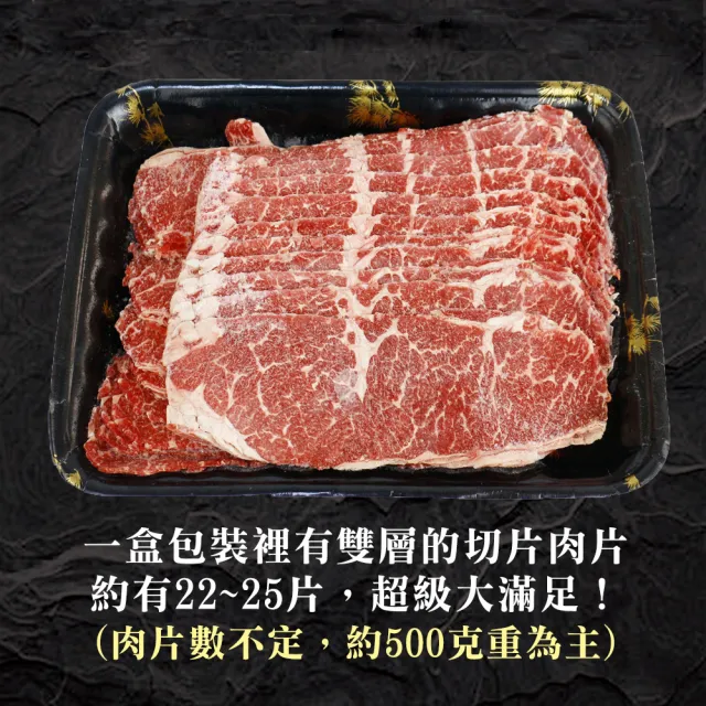 【吉好味】美國Prime翼板牛肉片x1盒(500g±3%/盒-F000-火鍋/烤肉)