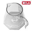 【MILA】耐熱山型玻璃壺(透黑款)