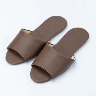 【NITORI 宜得利家居】抗菌仿皮拖鞋 26035 咖 26(室內拖鞋 抗菌)