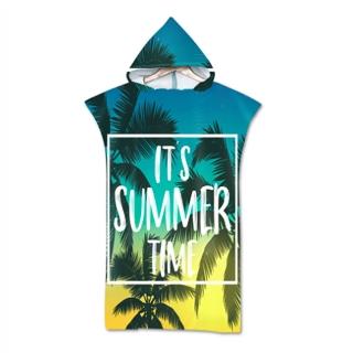 【SeasonsBikini】快乾沙灘斗篷-ITS SUMMER TIME(沙灘斗篷沙灘巾)