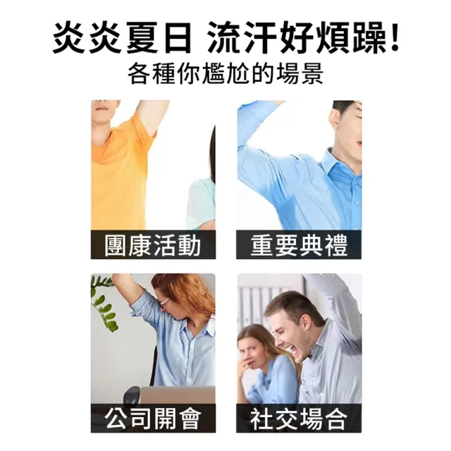 【Her】登山健身 20入-腋下吸汗貼 止汗貼 隱形 速乾 防尷尬(輕盈無感 腋下乾燥清爽 腋下止