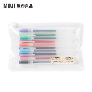 【MUJI 無印良品】自由換芯附蓋膠墨筆.10色組/0.38mm