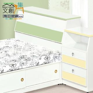 【文創集】南亞塑鋼 派翠多彩3.5尺單人床頭箱(六色可選＋不含床底＋不含床墊)