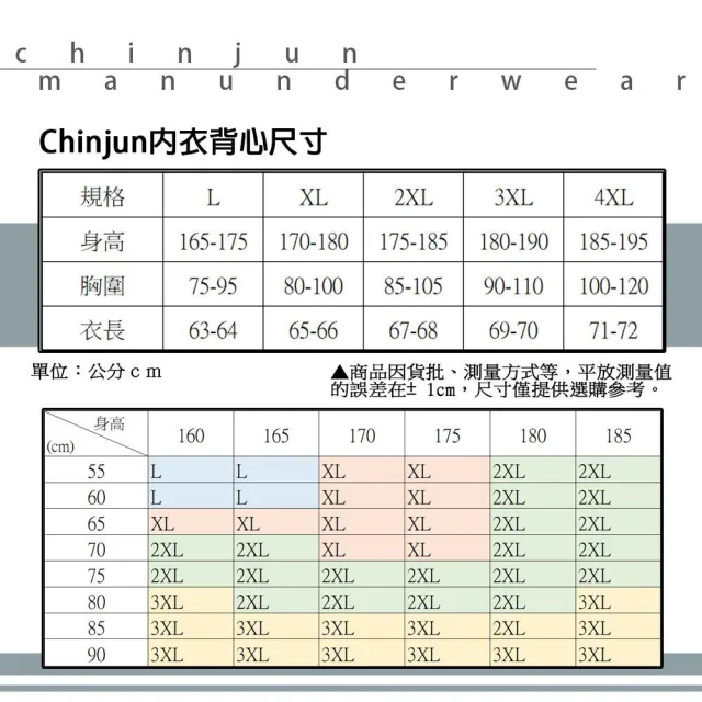 【CHINJUN】舒適棉質 彈性背心男內衣-U領 衛生衣 吊嘎 內搭 坦克背心 吸濕(衛)