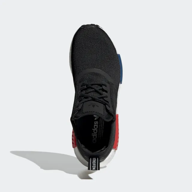 【adidas 愛迪達】NMD_R1 男女鞋 運動 休閒 襪套 經典 復刻 情侶 愛迪達 黑 紅藍(GZ7922)