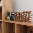 【EASY HOME】12格實芯可調式書櫃採E1板材-北歐原木色(書櫃 置物櫃 收納櫃 展示櫃 組合櫃)
