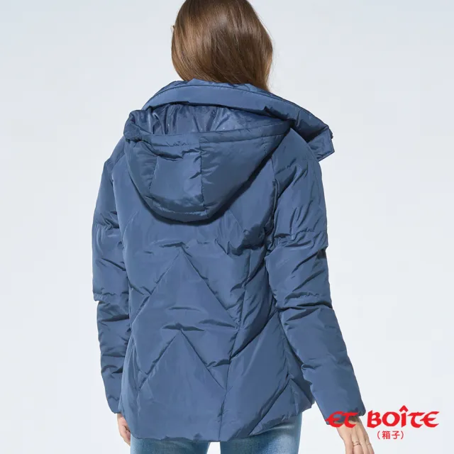 【BLUE WAY】女裝 可拆帽拉克蘭 羽絨 外套-ET BOiTE 箱子
