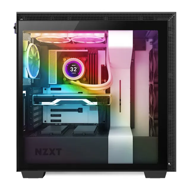 NZXT 恩傑】Kraken Z53 RGB 液晶水冷240mm 一體式水冷散熱器-白色(RL