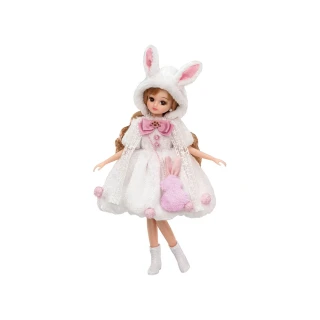 【TAKARA TOMY】Licca 莉卡娃娃 配件 LW-07 蓬鬆柔軟白兔服裝組(莉卡 55週年)
