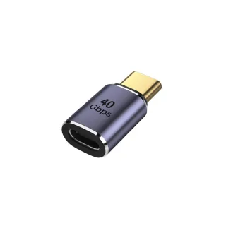 【SHOWHAN】USB4 40GBps Type-C C公轉C母 轉接頭-直頭