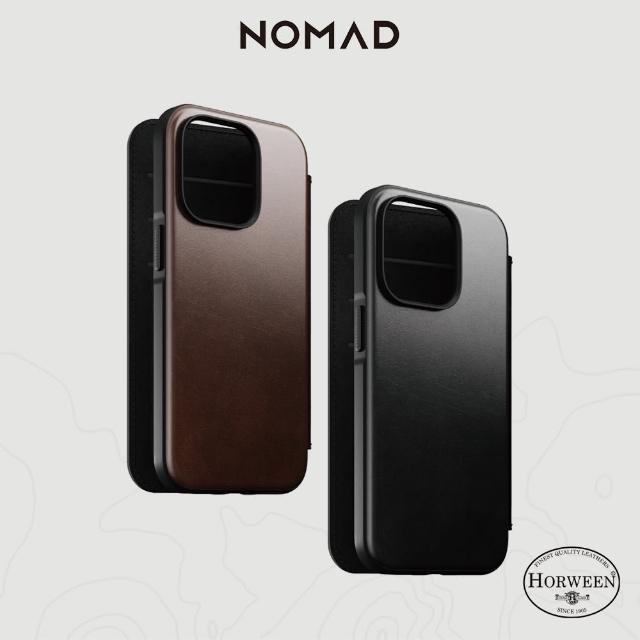 【NOMAD】iPhone 14 Pro 6.1吋 精選Horween皮革保護套(嚴選Horween皮革獨特紋理更具特色)