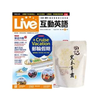登記送50mo幣★【希伯崙】《Live互動英語》1年12期 贈 田記黑木耳桂圓養生露 300g／10入