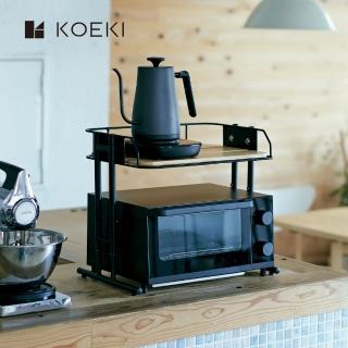 【KOEKI】工業風桌上型可調式儲物架(BCKR-430（BK）)
