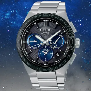 【SEIKO 精工】ASTRON GPS對時 陶瓷圈 鈦 太陽能腕錶 禮物推薦 送禮首選(SSH119J1/5X53-0BV0D)