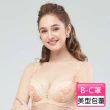 【Swear 思薇爾】玫瑰花戀系列B-C罩蕾絲包覆女內衣(金檳膚)