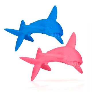 【Nuby官方直營】矽膠鯊魚固齒器