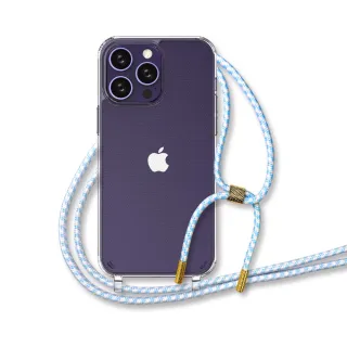 【o-one】Apple iPhone 14 Pro Max 6.7吋 軍功II防摔斜背式掛繩手機殼