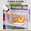 【MAMORU】可堆疊加厚透明鞋盒-側開款 8入組(收納盒/鞋盒/鞋櫃/展示盒/置物盒)