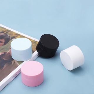 【收納家】磨砂5色圓形防刮乳霜瓶｜5ml 5入組(空瓶 瓶罐 霜瓶 旅行分裝瓶)