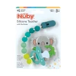 【Nuby官方直營】矽膠造型固齒奶嘴鍊組(單入)