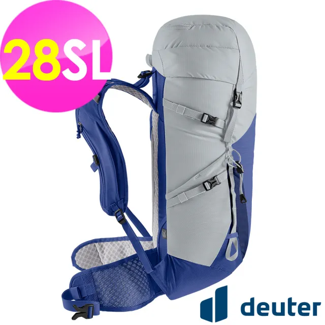 【deuter】SPEED LITE 28SL超輕量旅遊後背包(3410522白錫/藍/背負舒適/戶外休閒包/健行包/登山包)