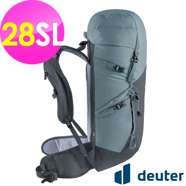 【deuter】SPEED LITE 28SL超輕量旅遊後背包(3410522深灰/黑/背負舒適/戶外休閒包/健行包/登山包)