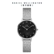 【Daniel Wellington】DW 手錶  Petite Lumine  28mm-星辰系列貝母盤麥穗鋼琴錶-星辰黑(三色 DW00100595)