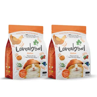 【Loveabowl 囍碗】無穀天然糧-全齡貓-雞肉1kg(2入組)