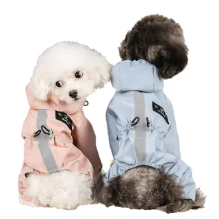 【AFAMIC 艾法】狗貓寵物透氣戶外雨衣防寒衝鋒機能衣(多尺寸 防水雨衣 大狗小狗衣服 寵物外出 寵物用品)
