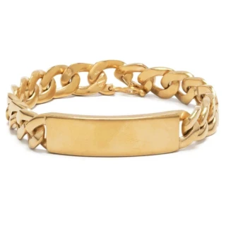 【Maison Margiela】簡約時尚鍊條金飾手環(金)