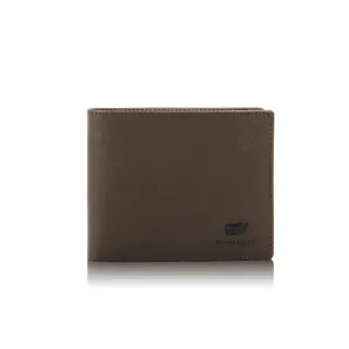 【BRAUN BUFFEL 德國小金牛】台灣總代理 艾康 4卡零錢袋皮夾-咖啡色(BF366-315-BR)