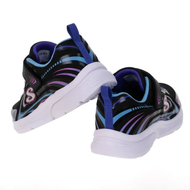 【SKECHERS】女童鞋系列 WAVY LITES(303520LBKMT)