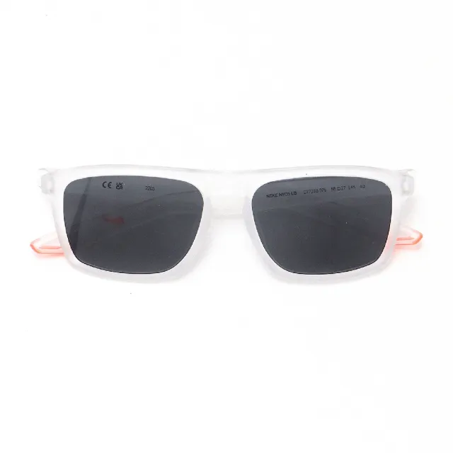 NIKE 耐吉】太陽眼鏡NV05 LB Sunglasses 男女款霧白透明框黑蔡司