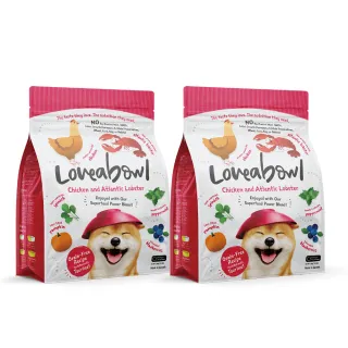 【Loveabowl 囍碗】無穀天然糧-全齡犬-雞肉&大西洋龍蝦1.4kg(2入組)