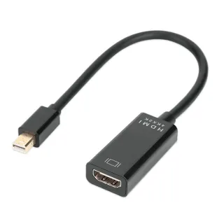 【台灣霓虹】4Kx2K Mini DP公轉HDMI母轉接線
