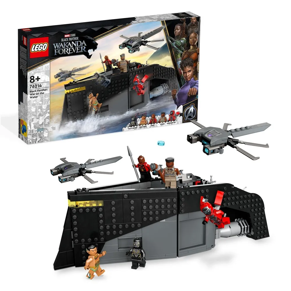 【LEGO 樂高】Marvel超級英雄系列 76214 Black Panther: War on the Water(黑豹 船艦)