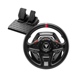 【Thrustmaster 圖馬斯特】T128 力回饋方向盤 含金屬踏板 For PS5/PS4/PC(保固一年)