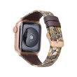 【Gramas】Apple Watch 38/40/41mm 仕女彩繪錶帶 BEST OF MORRIS 聯名限量款(棕色)
