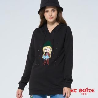 【BLUE WAY】女裝 戴毛帽的DORA連帽 長袖 上衣-ET BOITE箱子