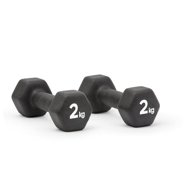 【adidas 愛迪達】六角健身啞鈴(2kg/2入)