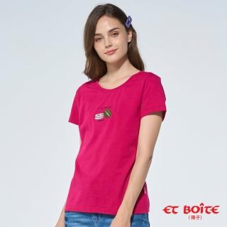 【BLUE WAY】女裝 巴黎美食家系列 短袖 上衣-ET BOITE箱子
