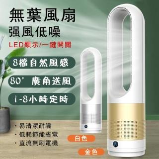 【Josogo】18吋無葉風扇 BSMI認證R3E558 落地風扇 檯面扇 塔扇(遠端遙控/靜音8檔自然風/防夾)