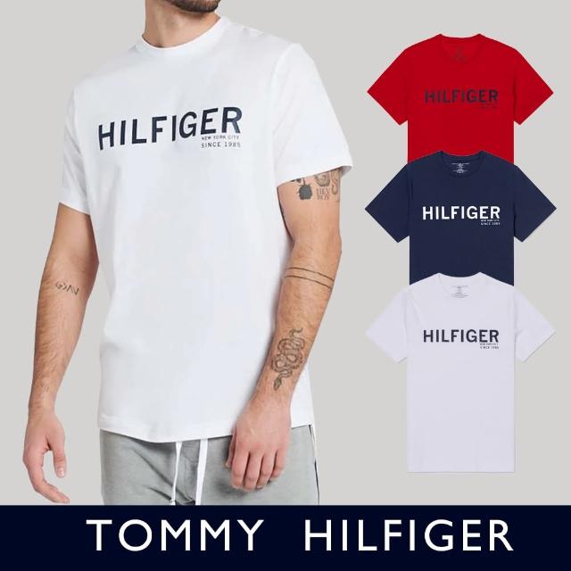 【Tommy Hilfiger】TOMMY 經典文字Logo圖案短袖T恤 上衣-多色組合(可搭情侶款/平輸品短T)