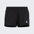 【adidas 愛迪達】Pacer 3S WVN 女 短褲 亞洲版 運動 訓練 慢跑 舒適 有型 吸濕 排汗 黑(GH8146)