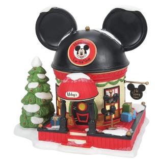 【Enesco】精品家飾 Disney 迪士尼 米奇耳朵帽子商店居家擺飾 附燈